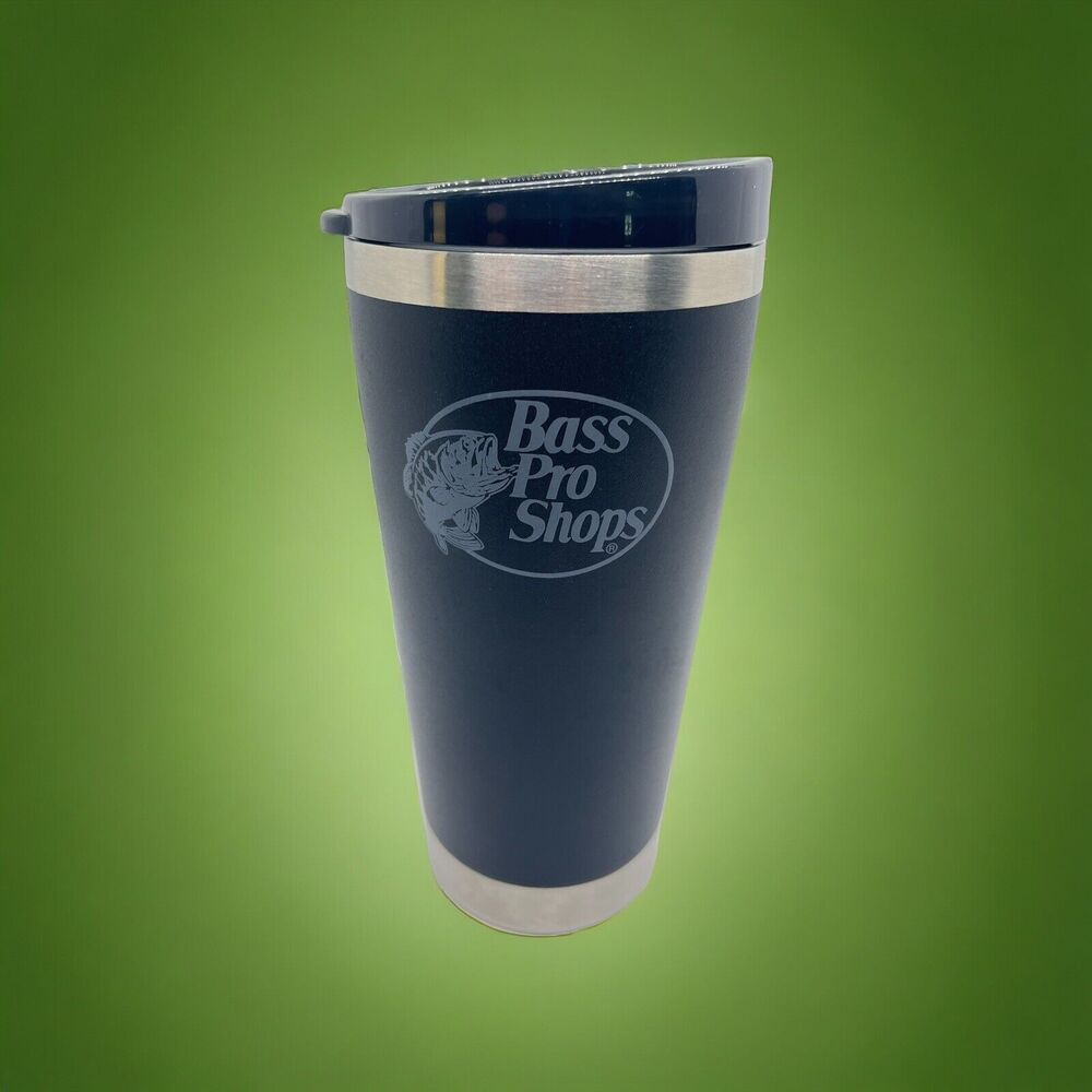 Bass Pro Shops Coffee Cup Black Insulated Cup